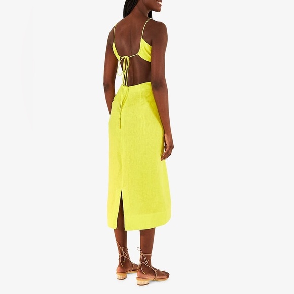 FARM Rio Yellow Backless Dress - Picture 9 of 14
